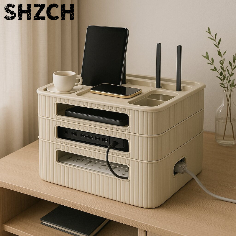 Home Office Box - WiFi Router Storage Box TV Set-Top