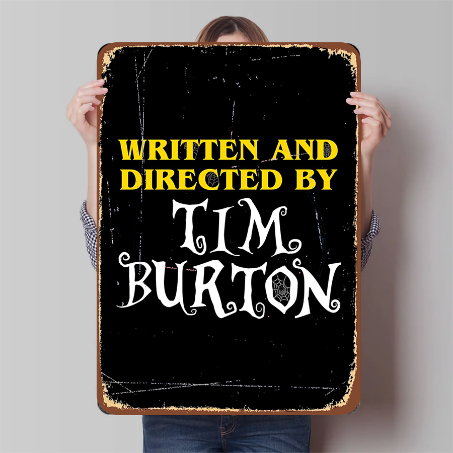Home Office Tim - Tim Burton Written and Directed Typography