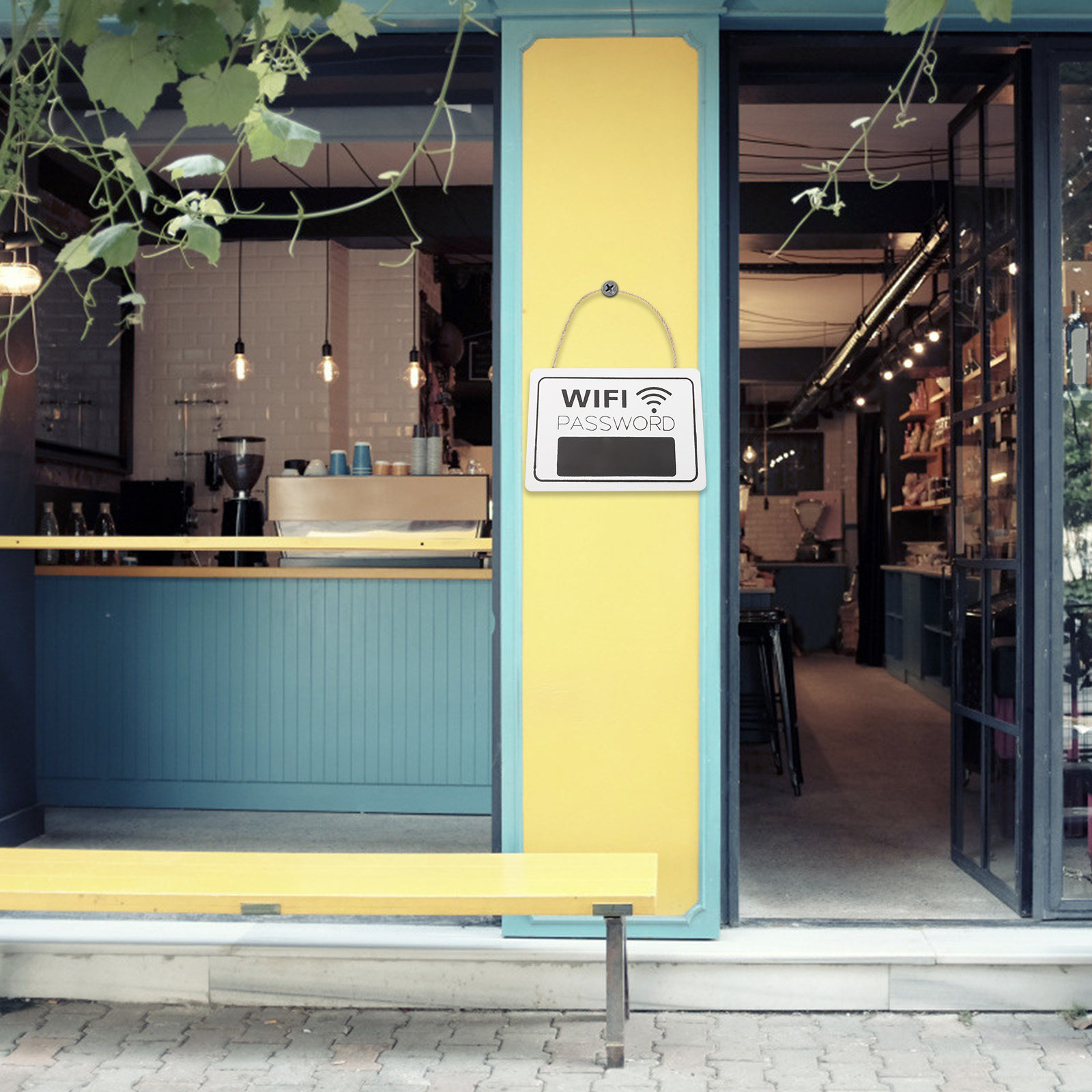 Home Office Updates - WiFi Password Sign for Home Restaurant