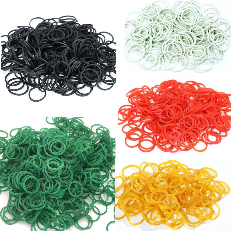 Home Office Freelancer - 100Pcs Mini Rubber Bands Office Rubber