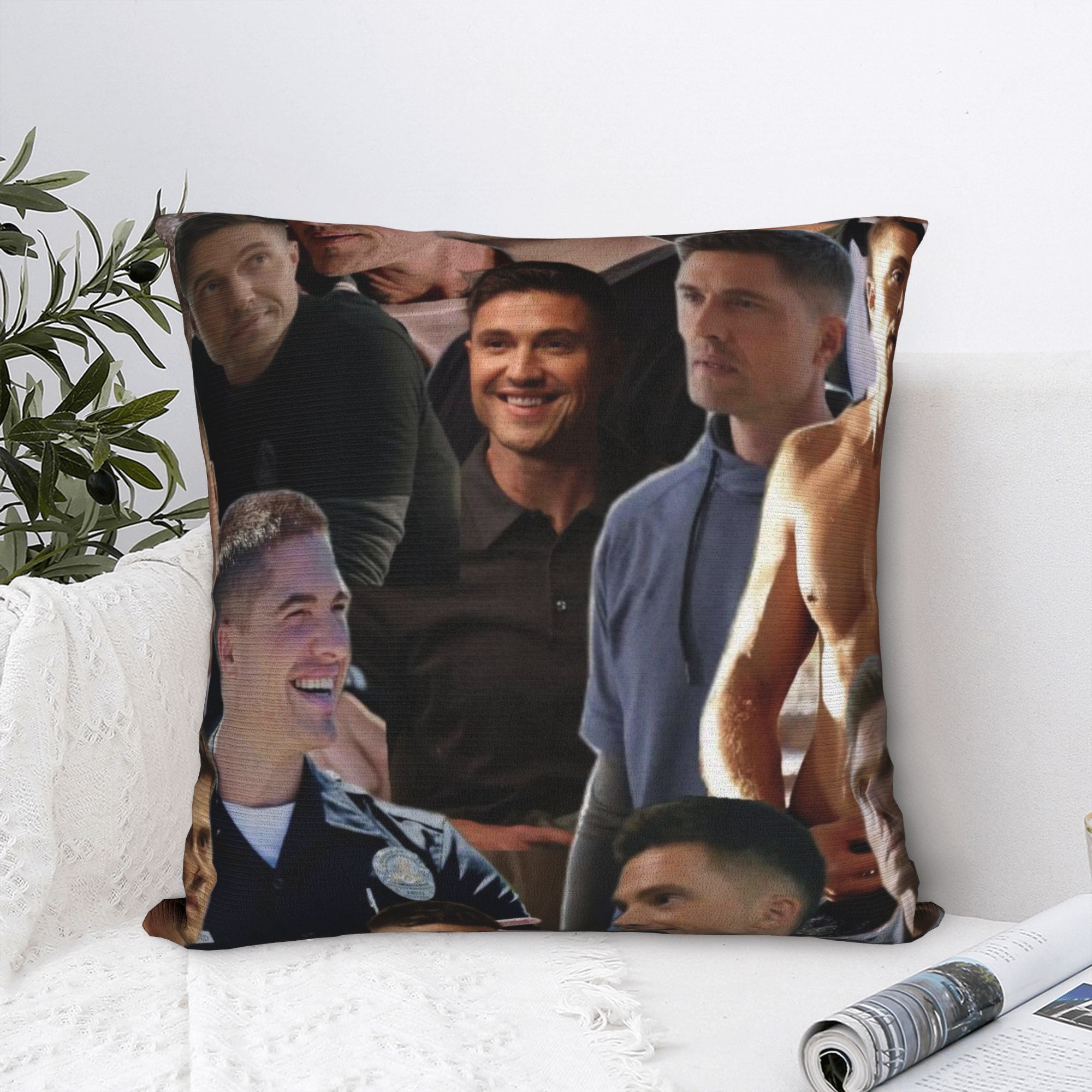 Home Office Tim - Tim Bradford Collage Pillow Case Comfy