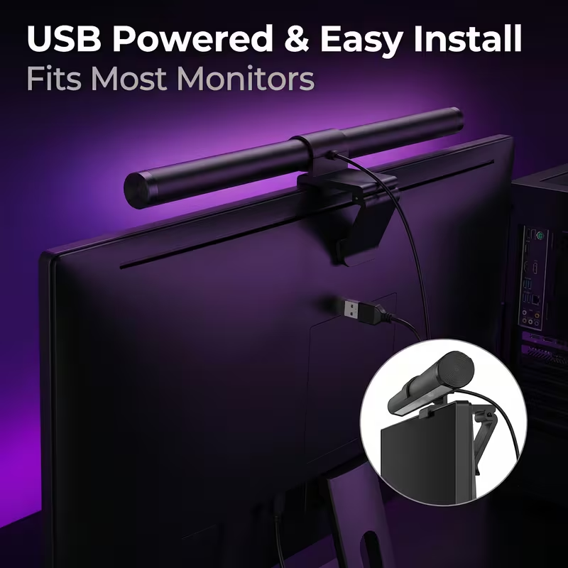 LED Monitor Light Bar With Rem - Home Office Lamp ulasan dan harga