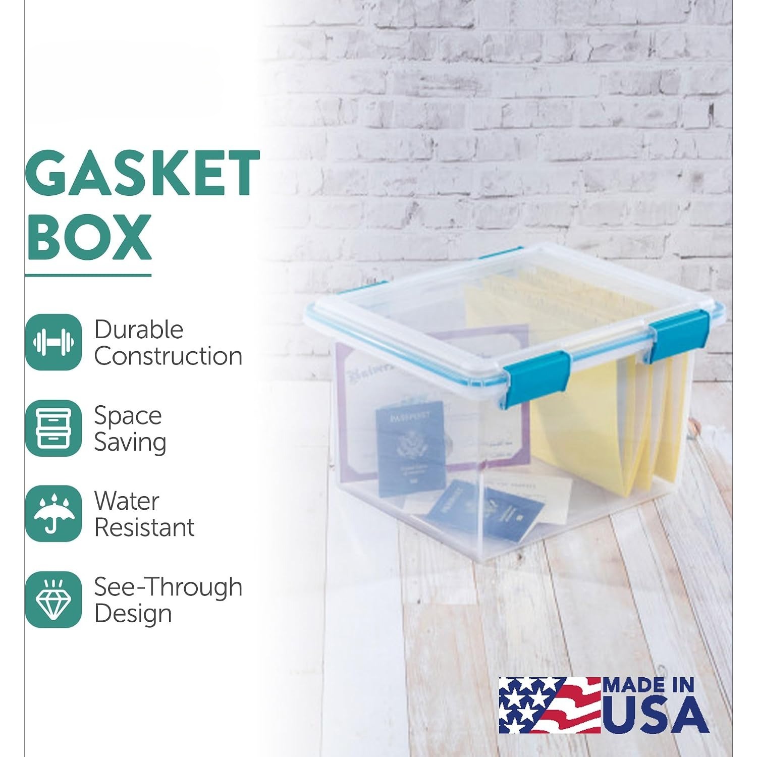 Gasket Storage Box with Lids f - Home Office Box ulasan dan harga