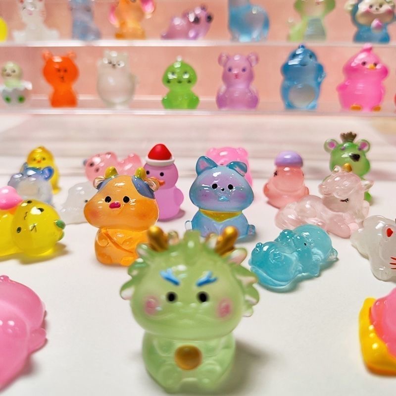 100Pcs Mini Luminous Resin Bli - Home Office Box ulasan dan harga