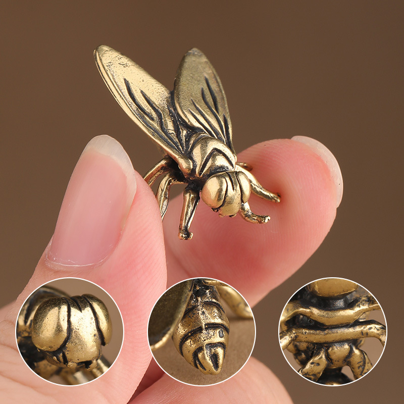 1~5pcs Mini Brass Fly Insect O - Home Office Freelancer ulasan dan harga