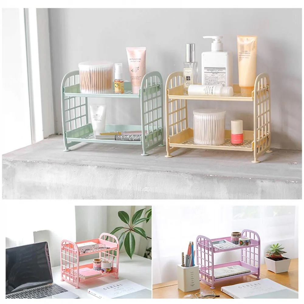 Desktop Storage Rack Organizer - Home Office Freelancer ulasan dan harga