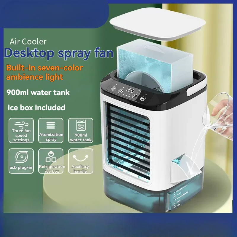 Mini USB Desktop Mist Fan Humi - Home Office Box ulasan dan harga