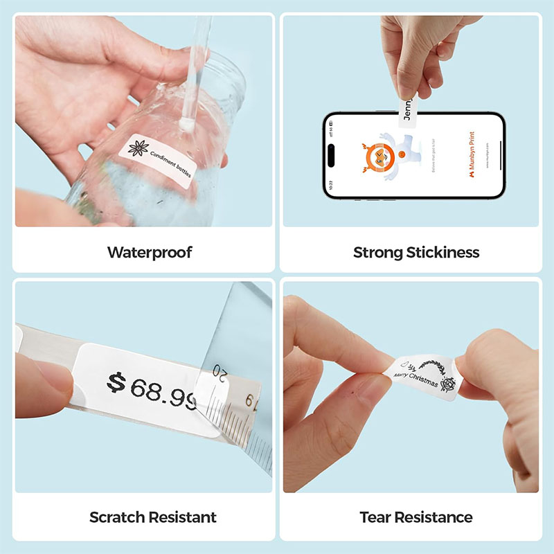 P15 Label Printer Sticker 12*4 - Label Maker Machine ulasan dan harga