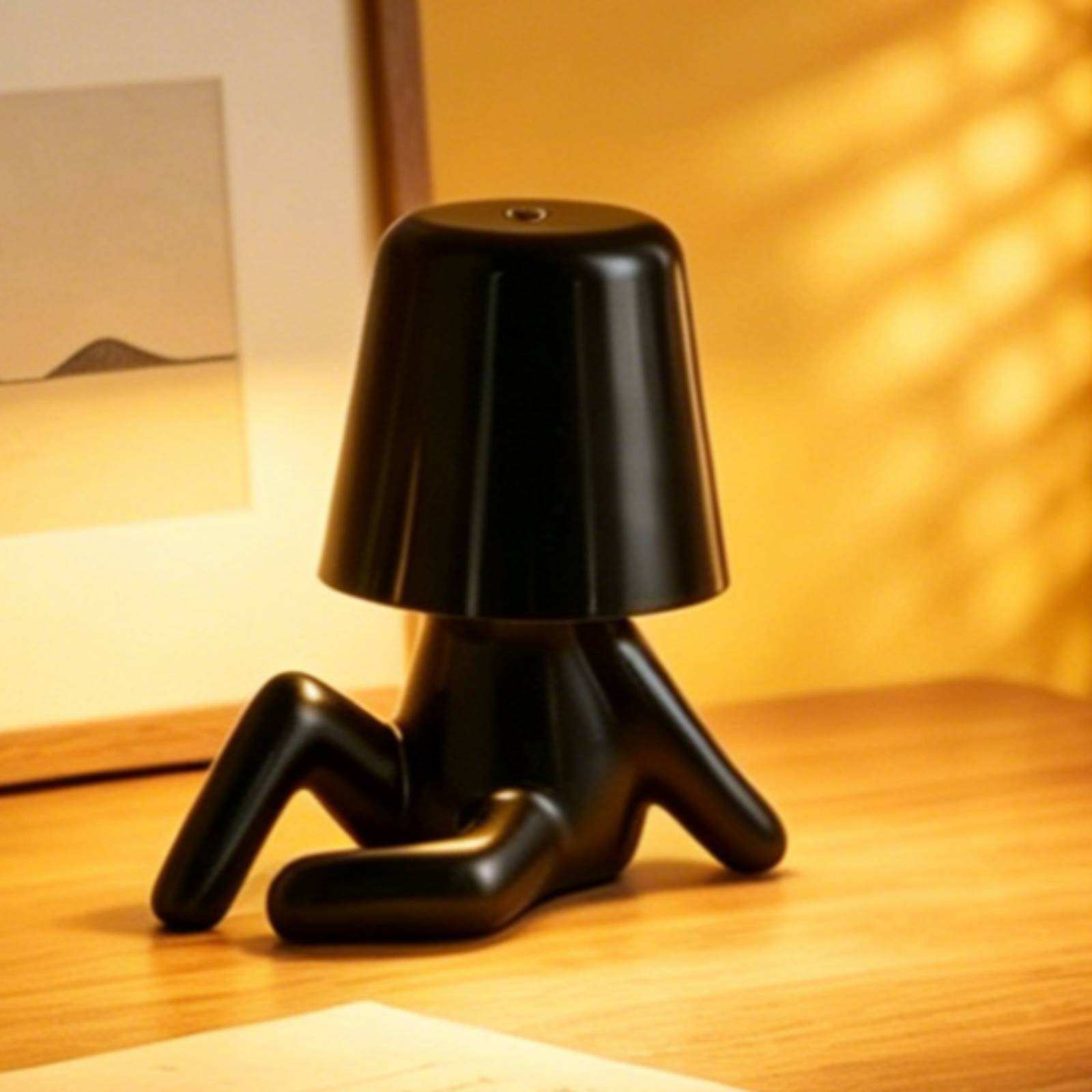 Sitting Figure Lamp ABS Resin  - Home Office Lamp ulasan dan harga