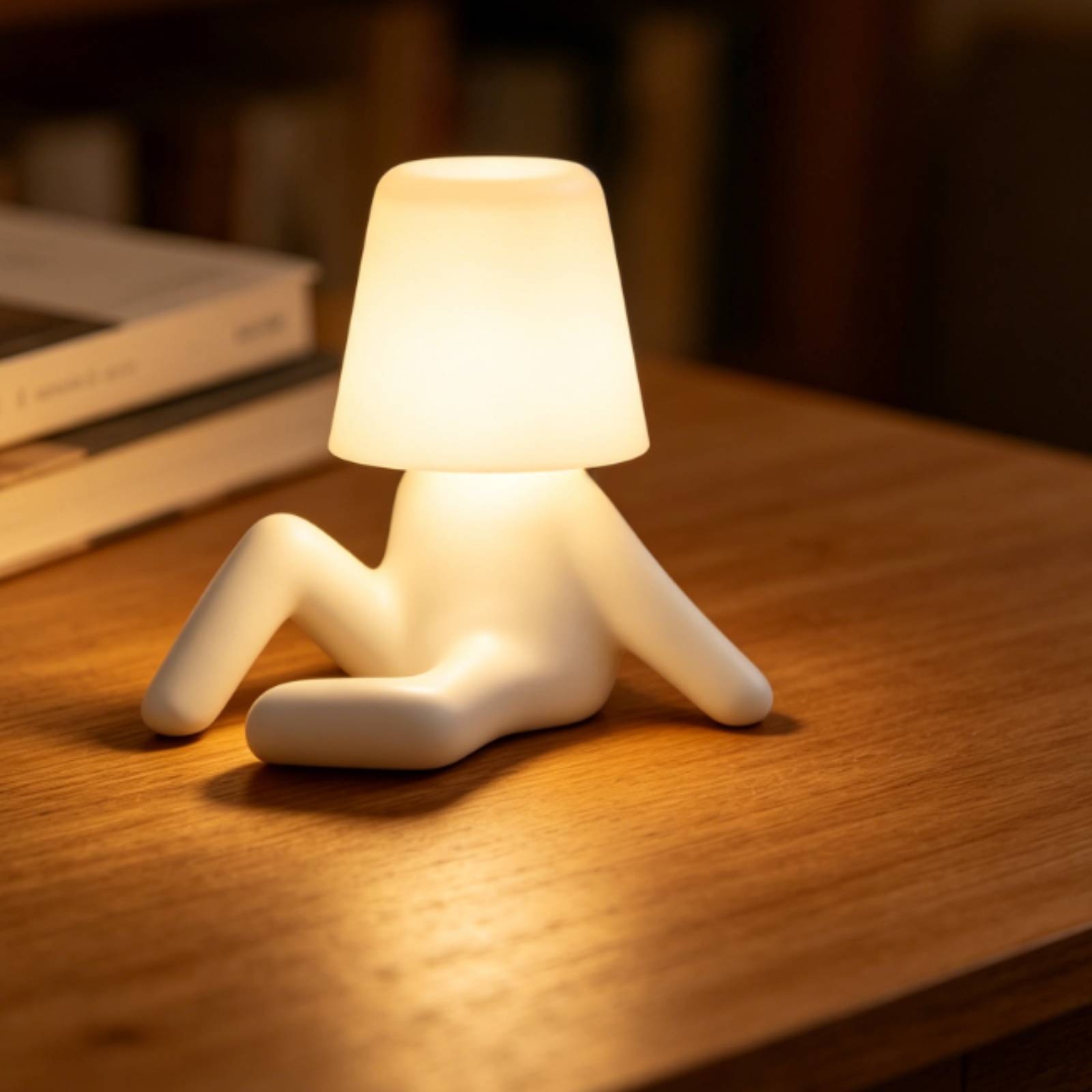 Sitting Figure Lamp ABS Resin  - Home Office Lamp ulasan dan harga