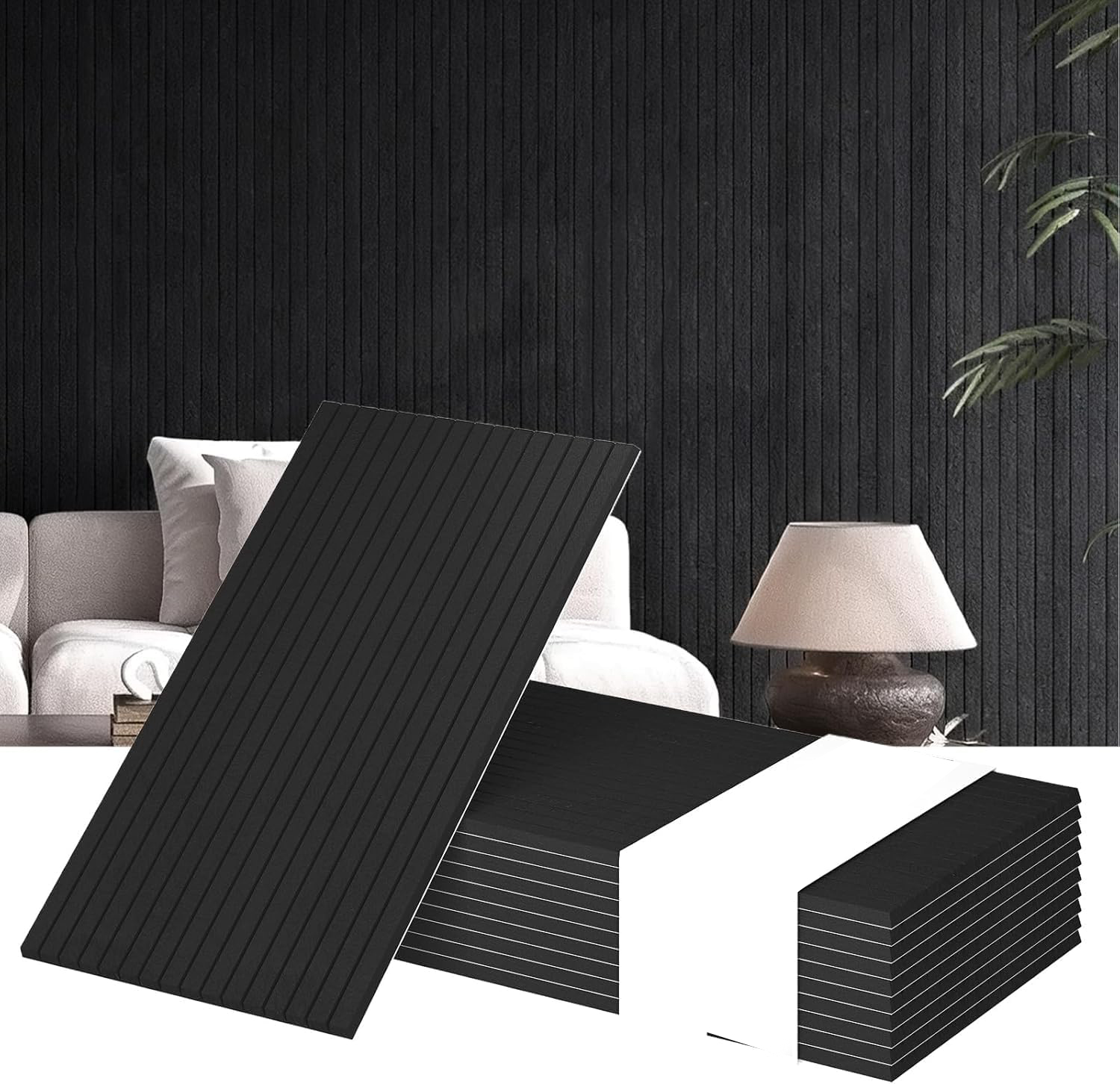 6PCS Black Large Bulletin Acou - Home Office Studio ulasan dan harga