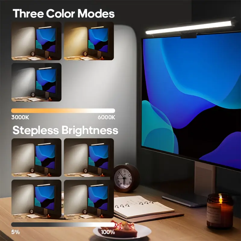 RGB Monitor Light Bar Strip Ey - Home Office Lamp ulasan dan harga
