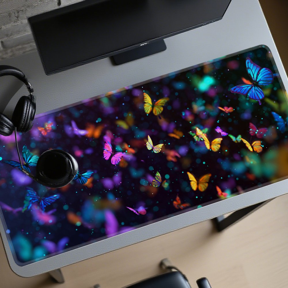 Colorful Butterfly XL Extended - Mousepad Xl Extended ulasan dan harga