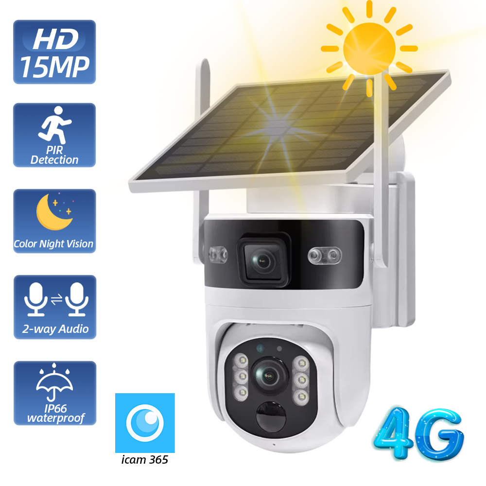 Wireless Outdoor PTZ Solar Sec - Home Office Pay ulasan dan harga