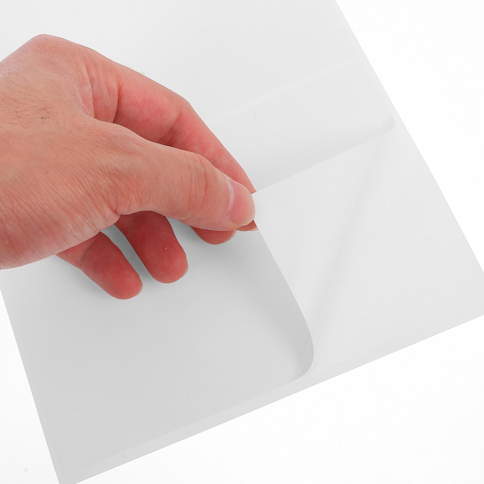 50Pcs White Blank Removable La - Home Office Box ulasan dan harga