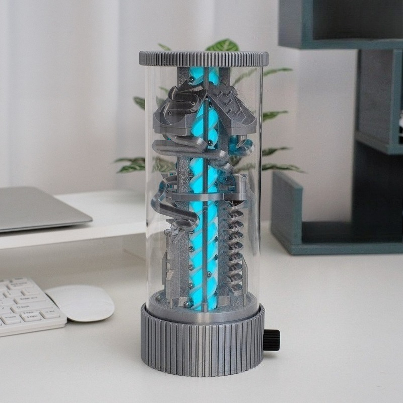 Stress Relief Rotating Steel B - Home Office Lamp ulasan dan harga