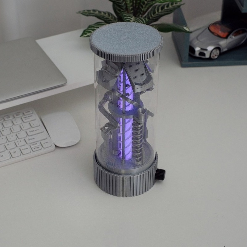 Stress Relief Rotating Steel B - Home Office Lamp ulasan dan harga