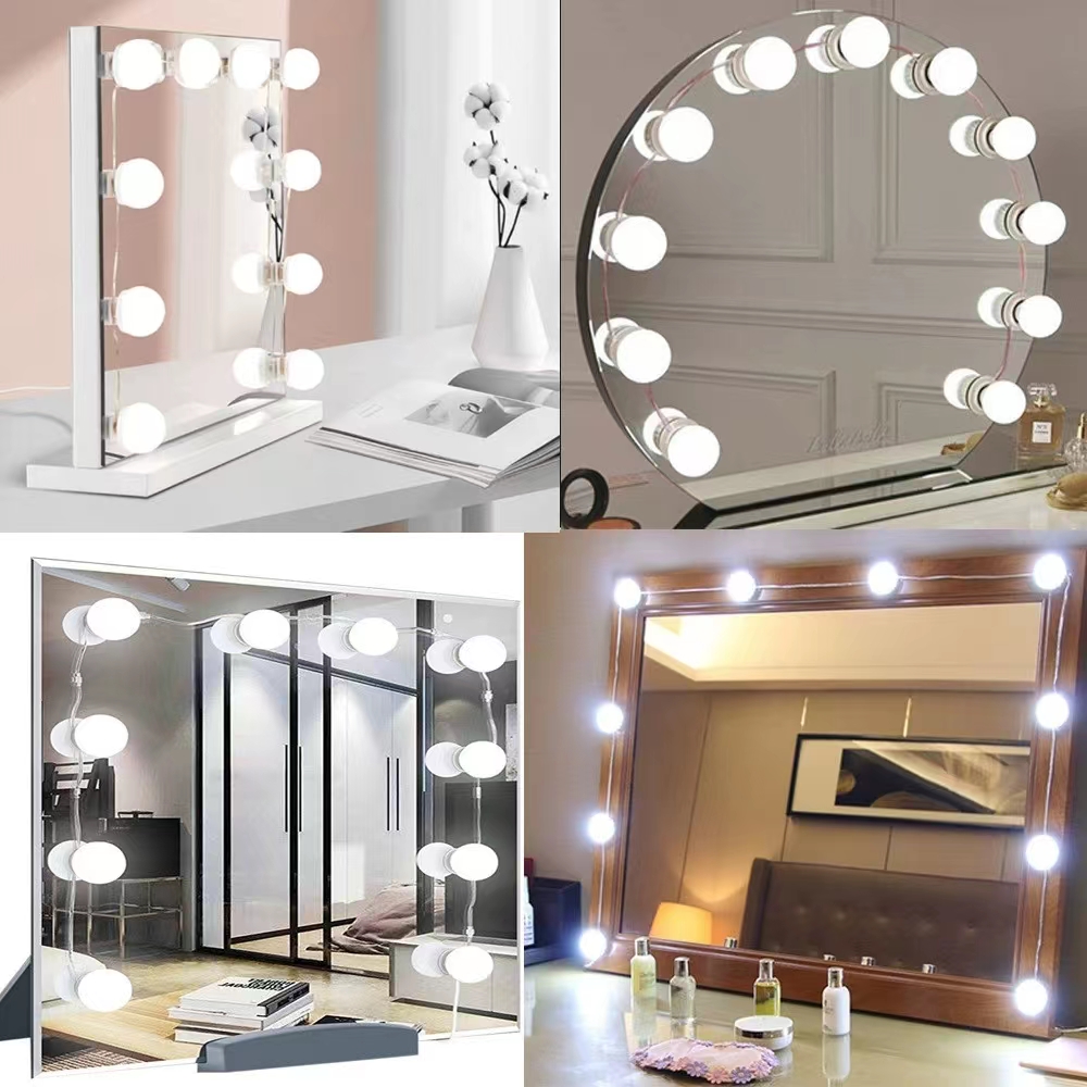LED Light Paste Mirror Makeup  - Home Office Lamp ulasan dan harga