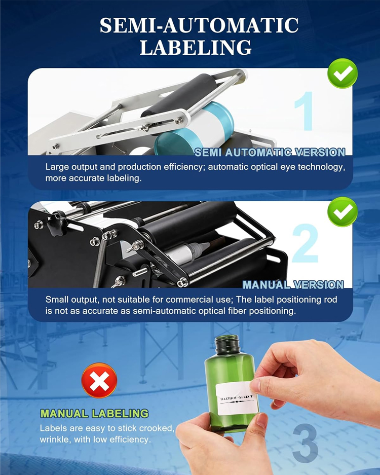 HAIZHOU MT-50 Semi-automatic R - Label Maker Machine ulasan dan harga