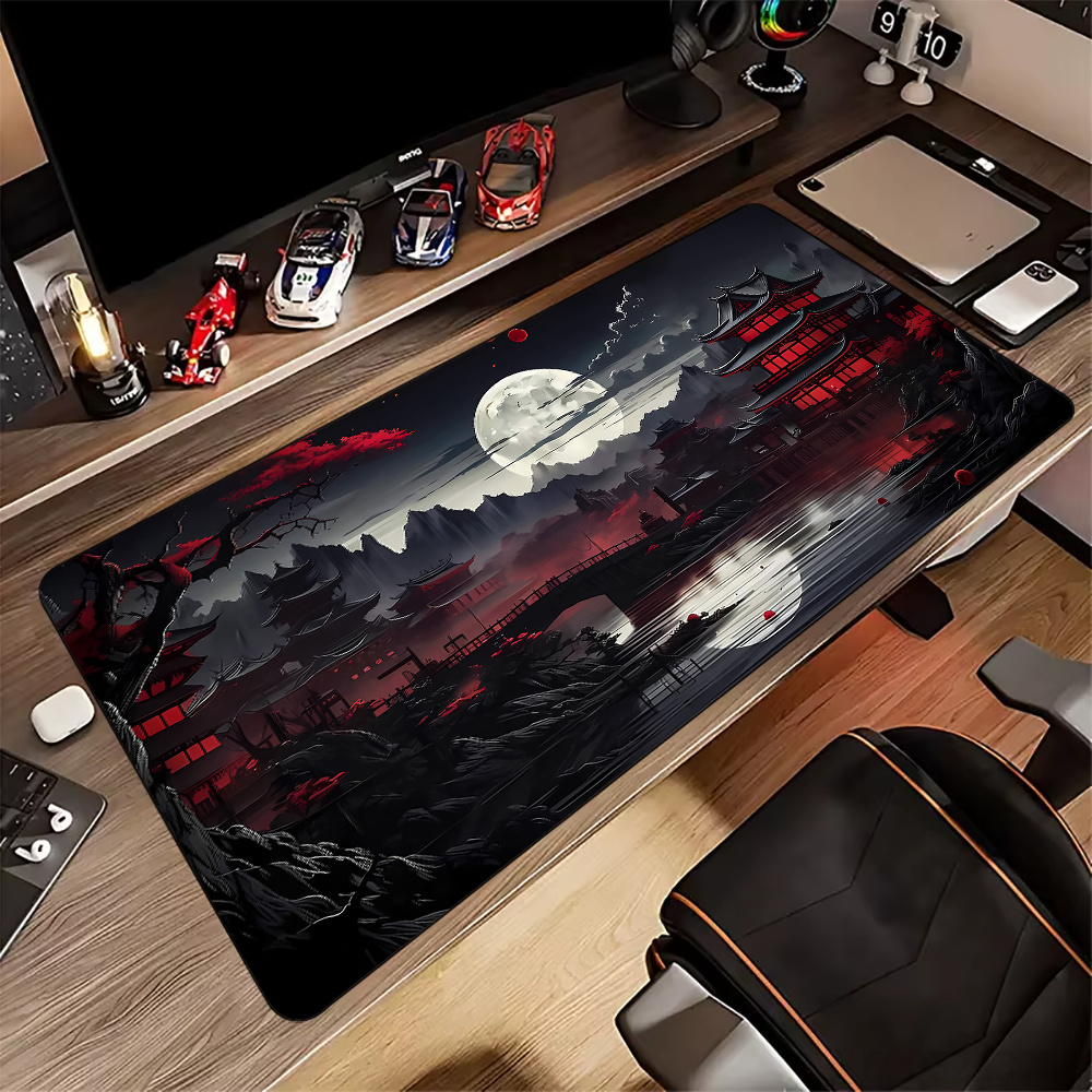 Ink-wash landscape illustratio - Mousepad Xl Extended ulasan dan harga