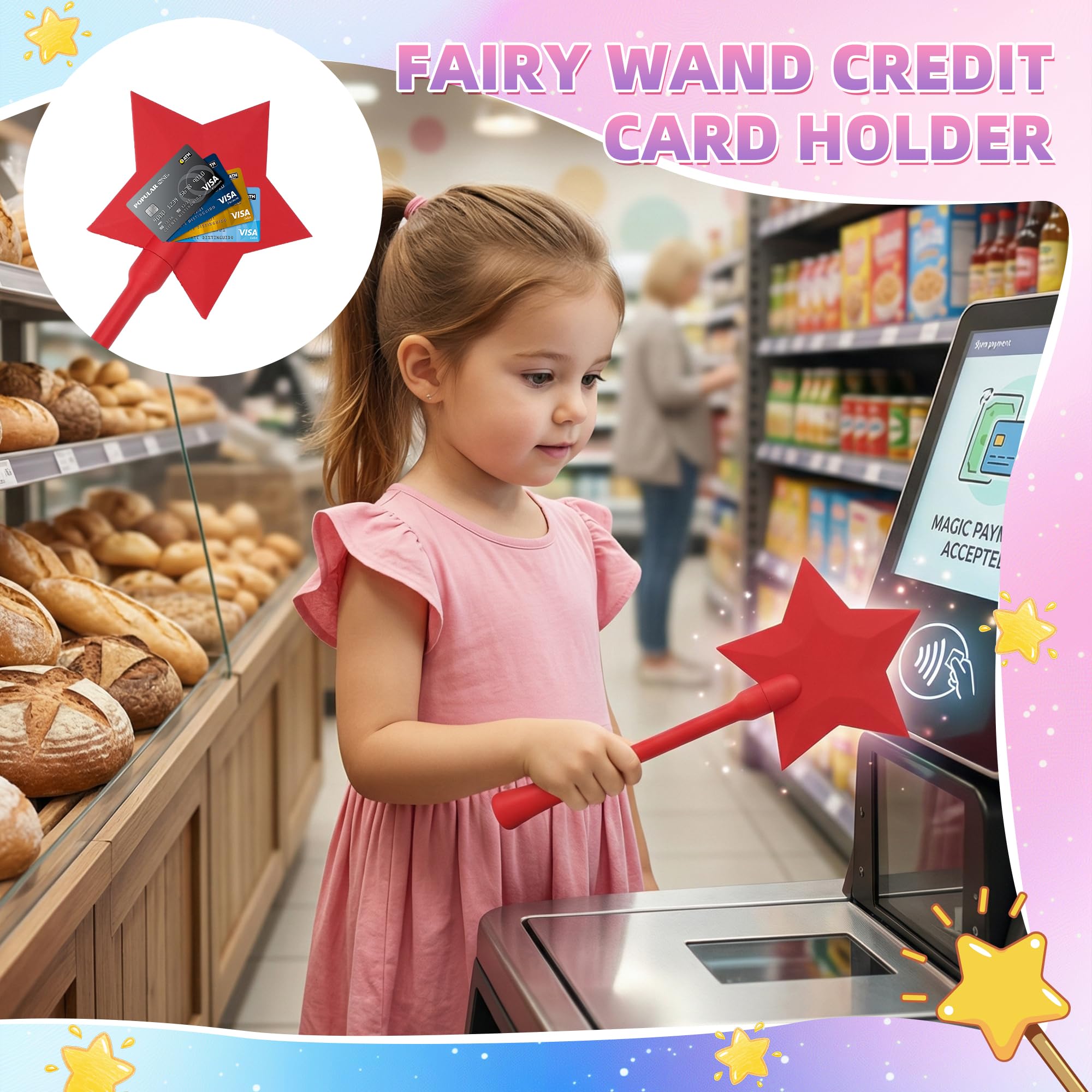 38cm 3D Printed Magic Wand Car - Home Office Pay ulasan dan harga