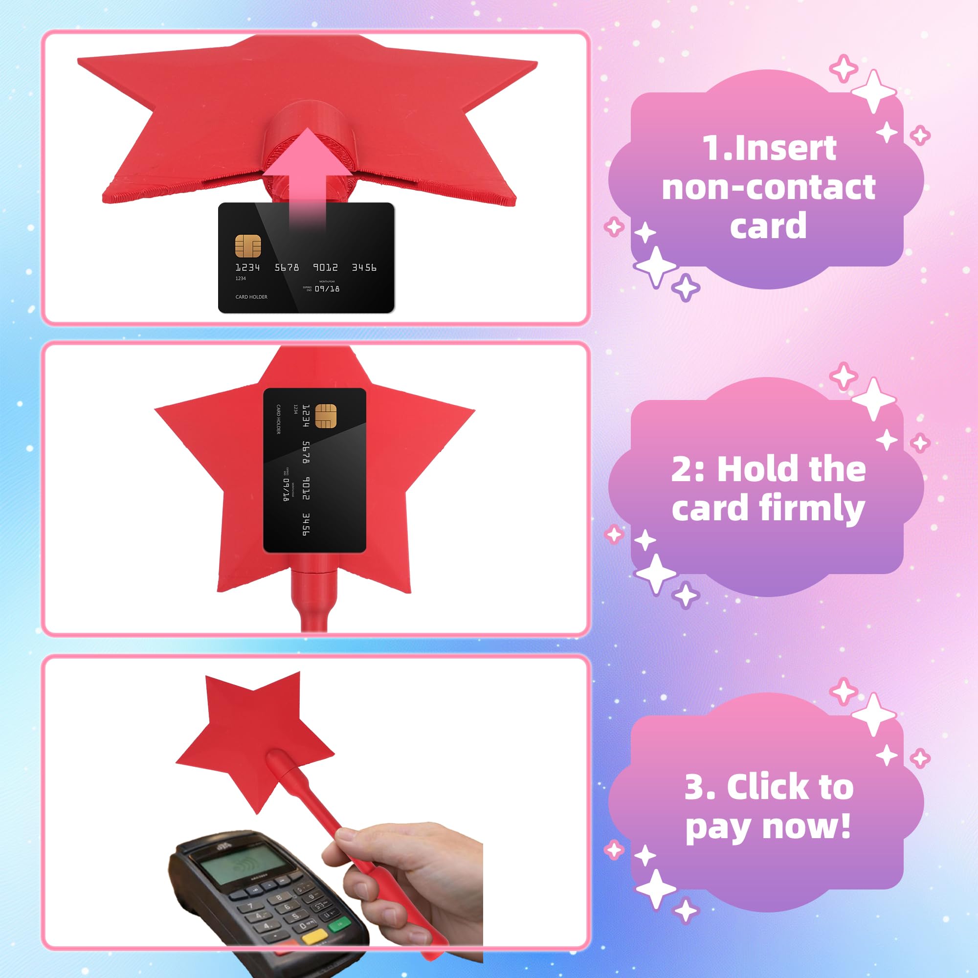 38cm 3D Printed Magic Wand Car - Home Office Pay ulasan dan harga