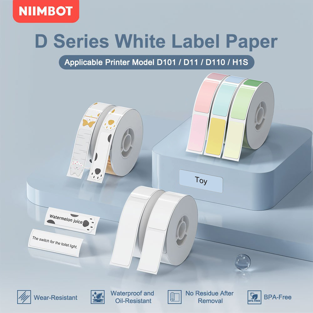 Niimbot D110 Label Paper Roll  - Label Maker Machine ulasan dan harga