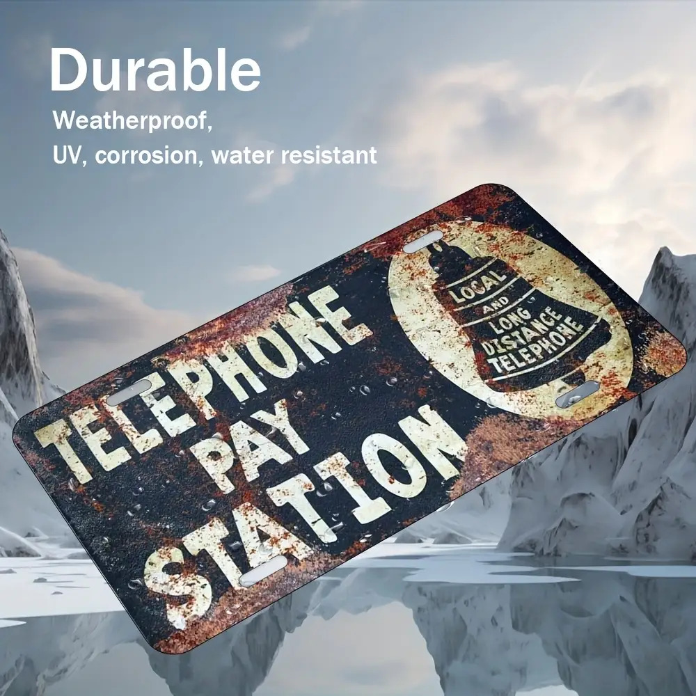 Tin Sign - Telephone Pay Stati - Home Office Pay ulasan dan harga