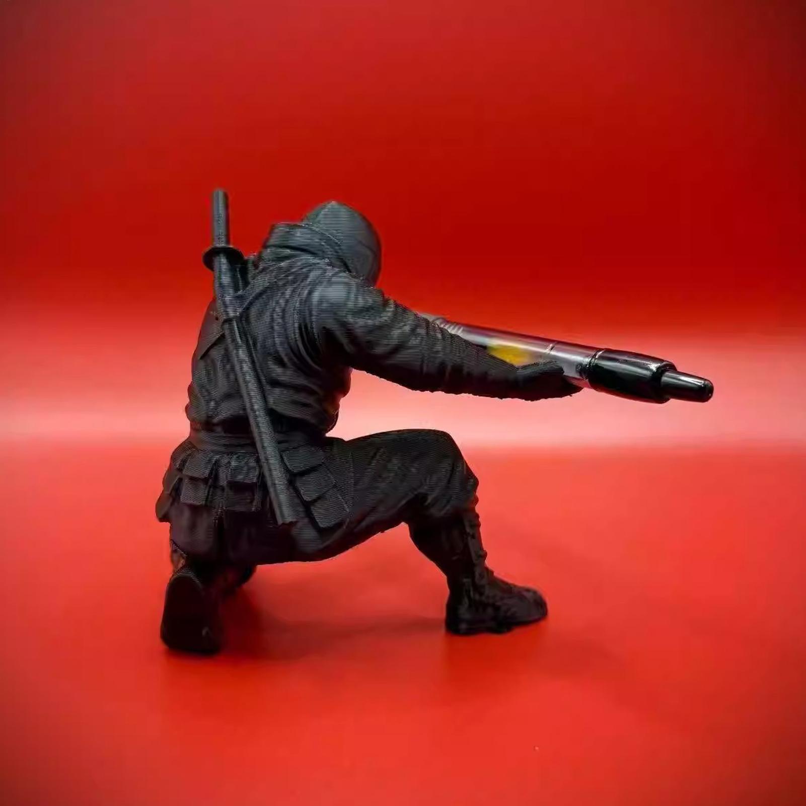 Ninja style Figure 3D Printed  - Home Office Freelancer ulasan dan harga