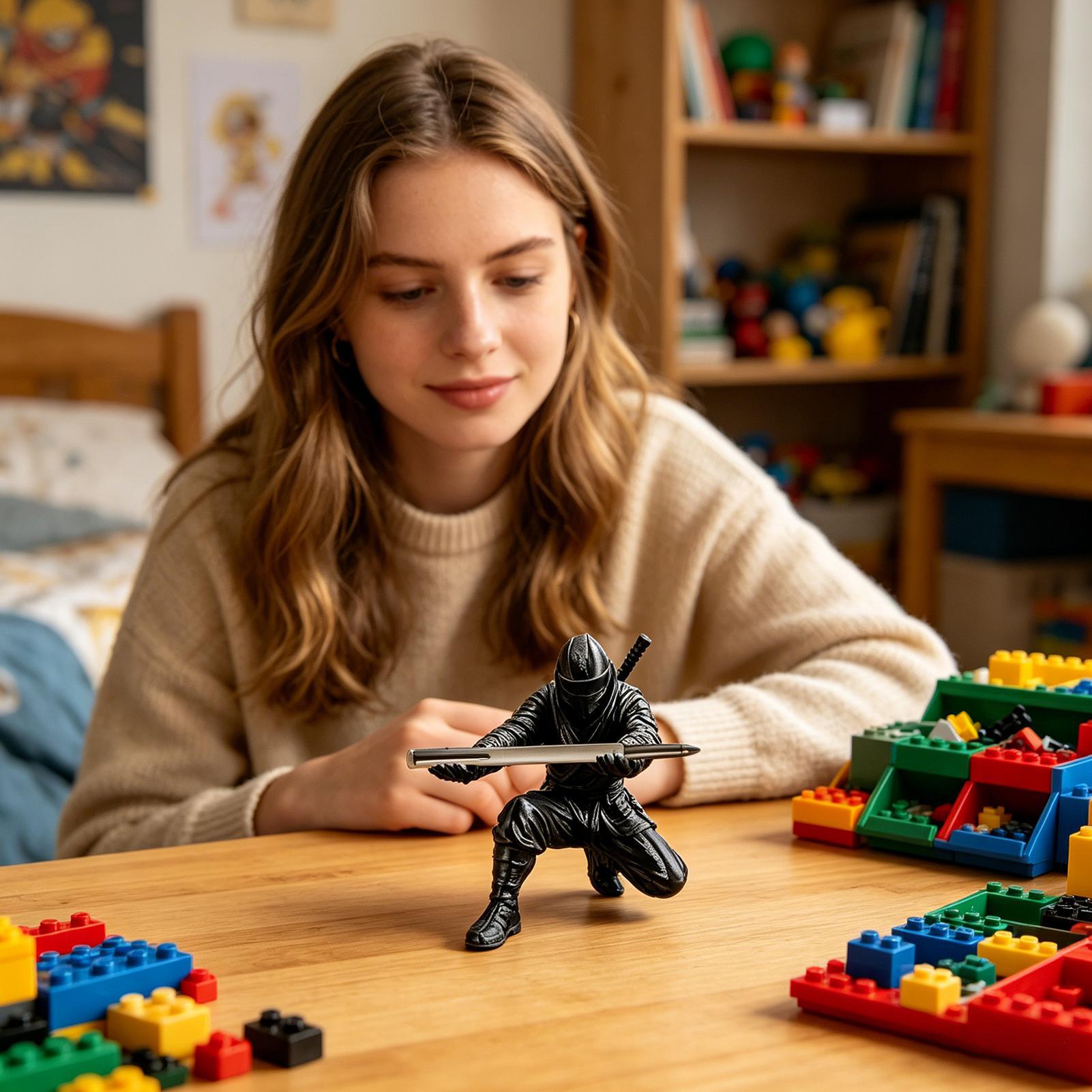 Ninja style Figure 3D Printed  - Home Office Freelancer ulasan dan harga