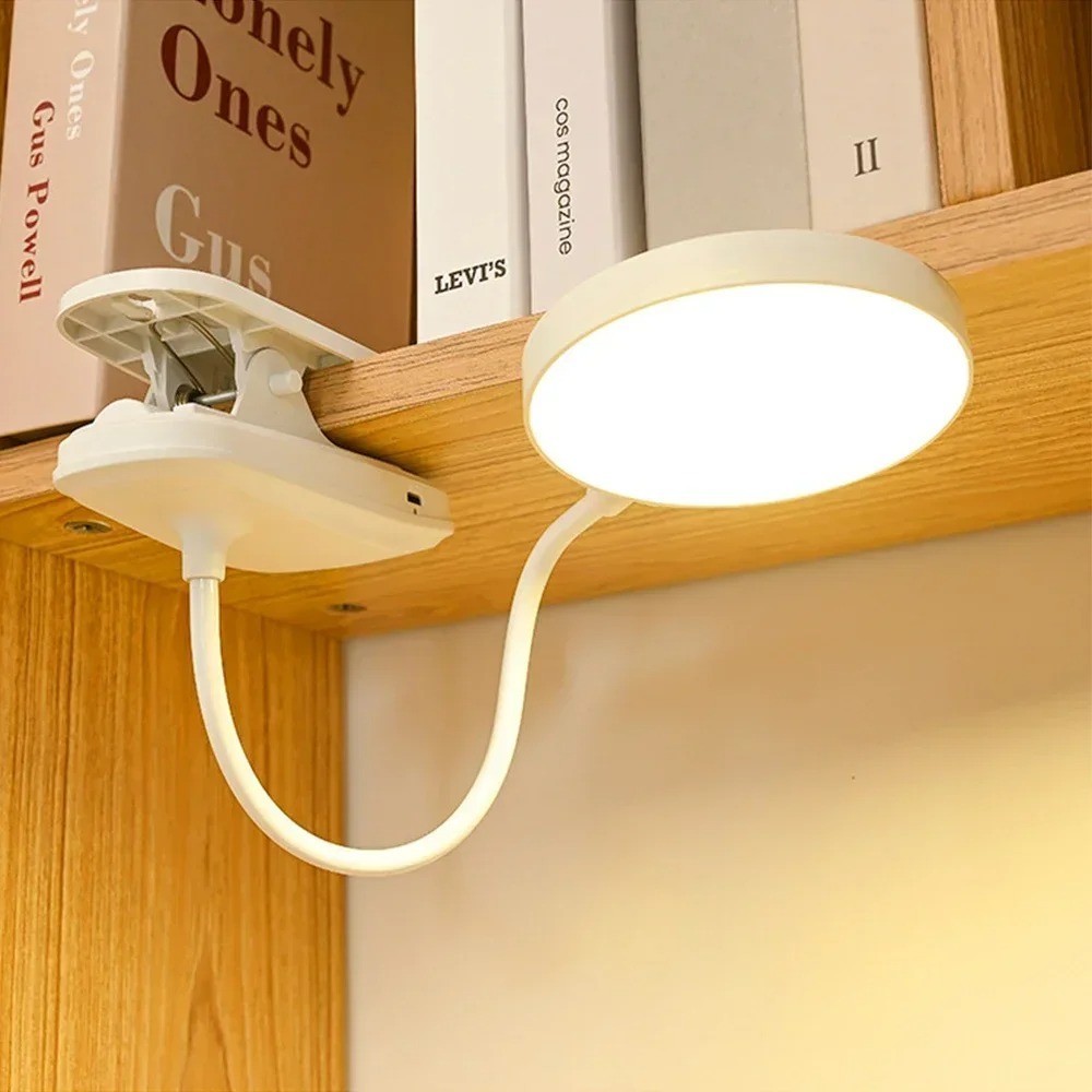 Portable USB Rechargeable Clip - Home Office Lamp ulasan dan harga
