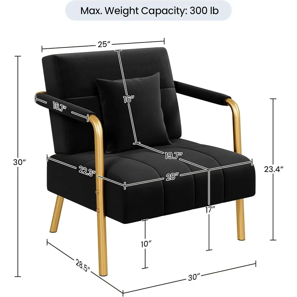 30 Wide Elegant Velvet Sofa wi - Home Office Studio ulasan dan harga