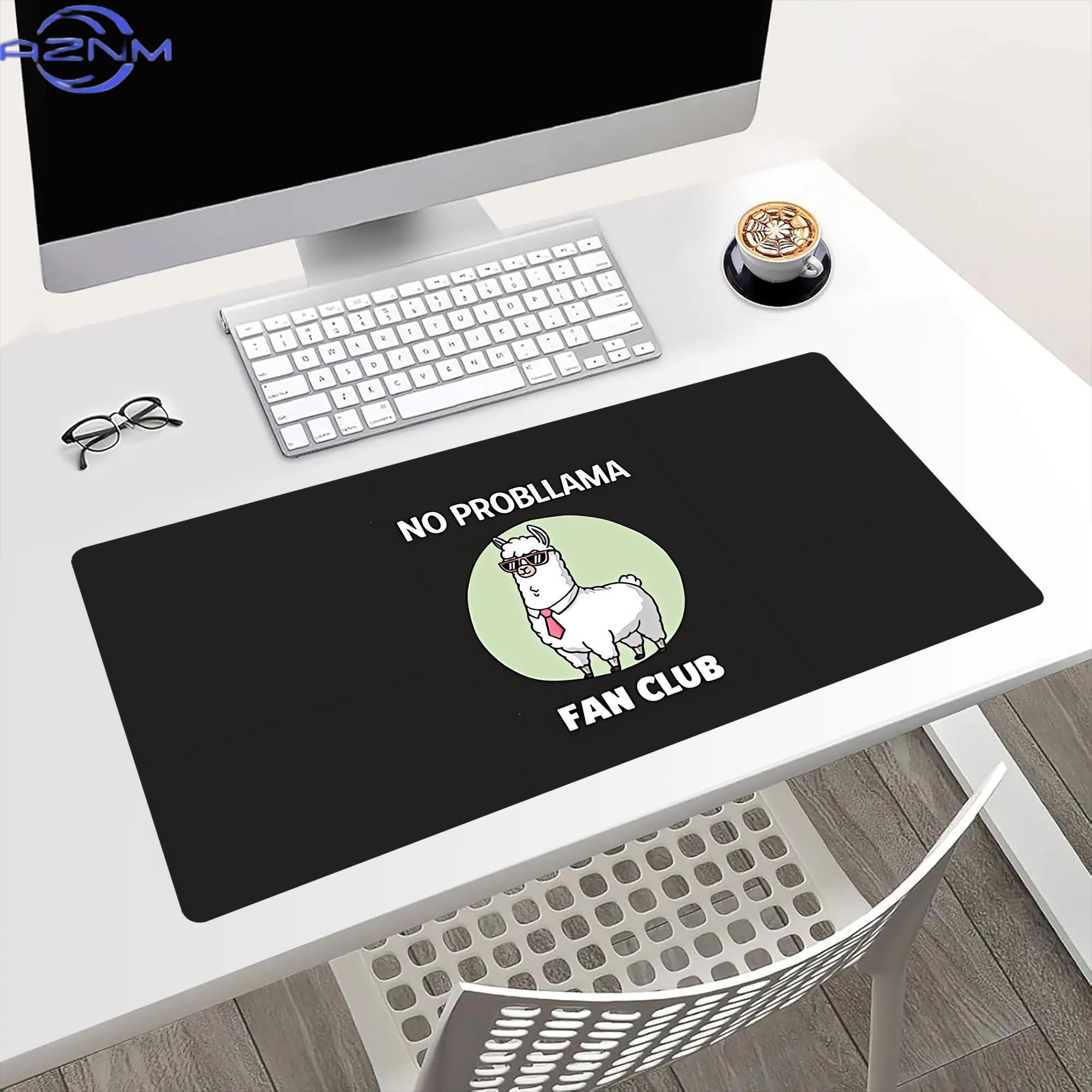 Cool Llama Boss with Shades De - Home Office Freelancer ulasan dan harga
