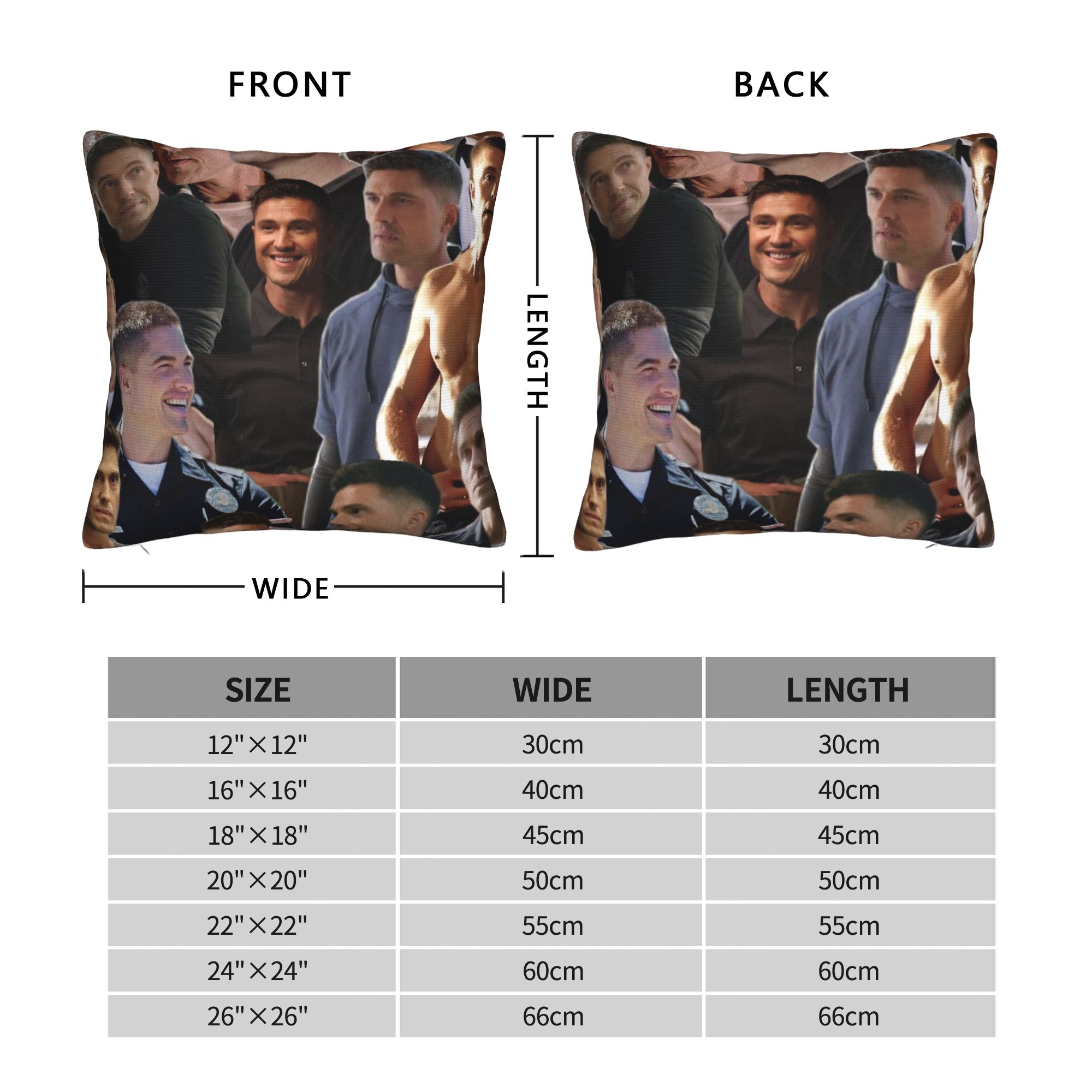 Tim Bradford Collage Pillow Ca - Home Office Tim ulasan dan harga