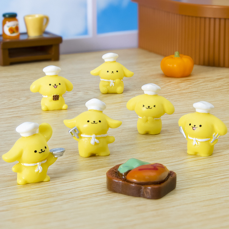6pcs/set Cute Miniatures Resin - Home Office Freelancer ulasan dan harga
