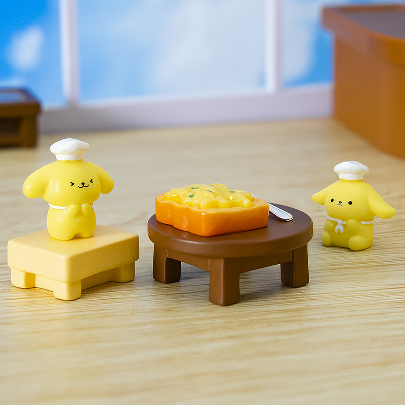 6pcs/set Cute Miniatures Resin - Home Office Freelancer ulasan dan harga