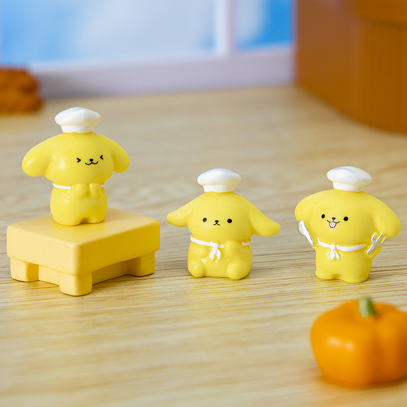 6pcs/set Cute Miniatures Resin - Home Office Freelancer ulasan dan harga