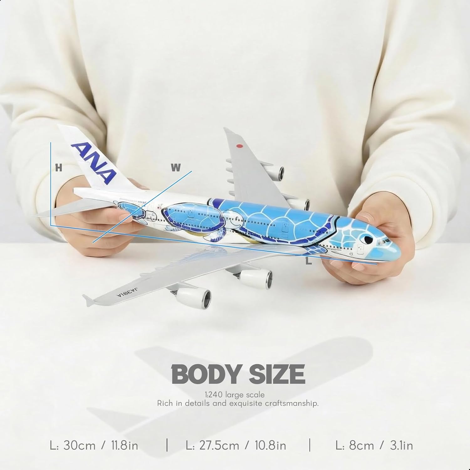 30cm ANA Turtle A380 Diecast R - Home Office Pay ulasan dan harga