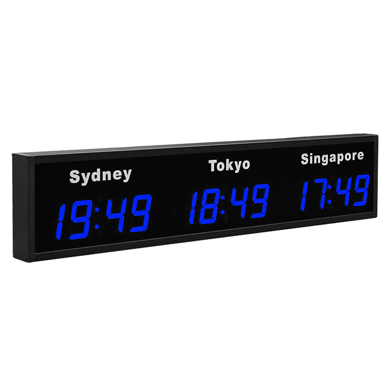 CP034 Digital World Wall Clock - Home Office Updates ulasan dan harga