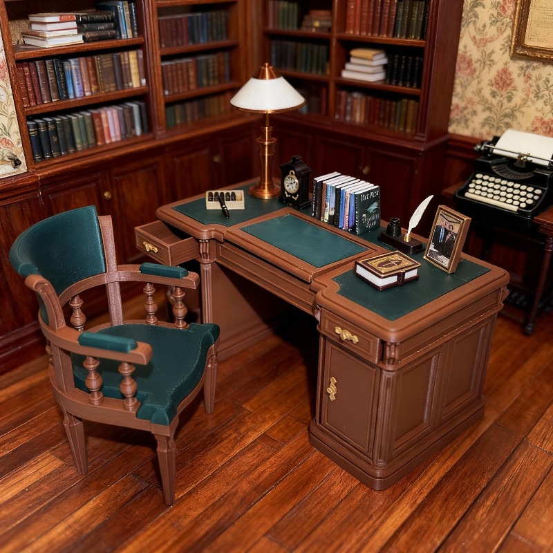 Original 1/12 Miniature Vintag - Home Office Freelancer ulasan dan harga