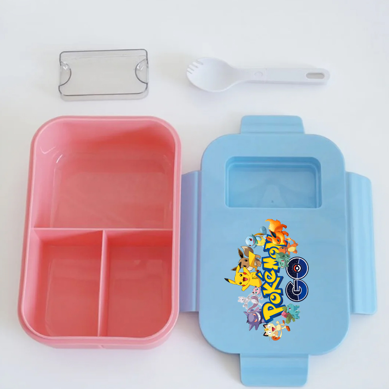 Pokemoned Lunch Box with Spoon - Home Office Box ulasan dan harga