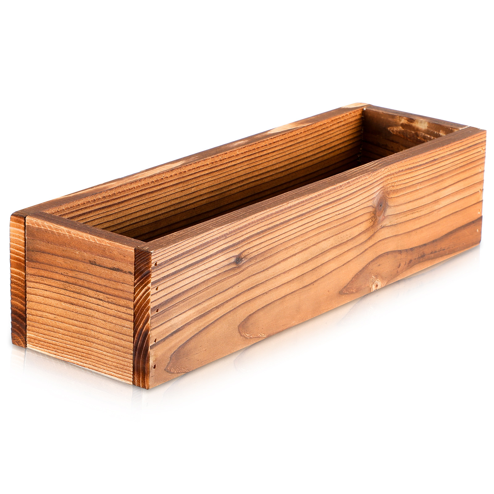 Wooden Flowerpot Rustic Wood P - Home Office Box ulasan dan harga