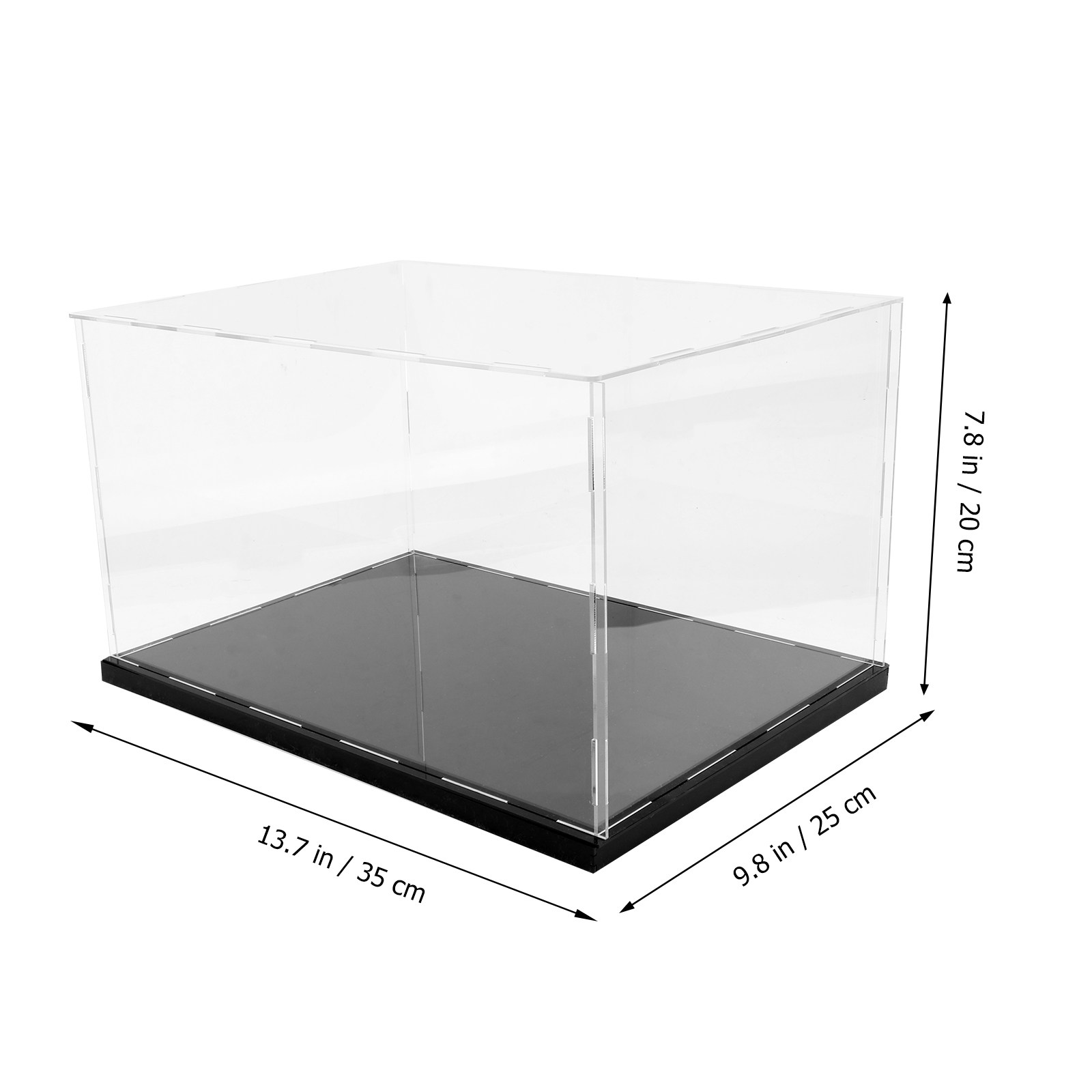 1Pcs Acrylic Display Box Trans - Home Office Box ulasan dan harga