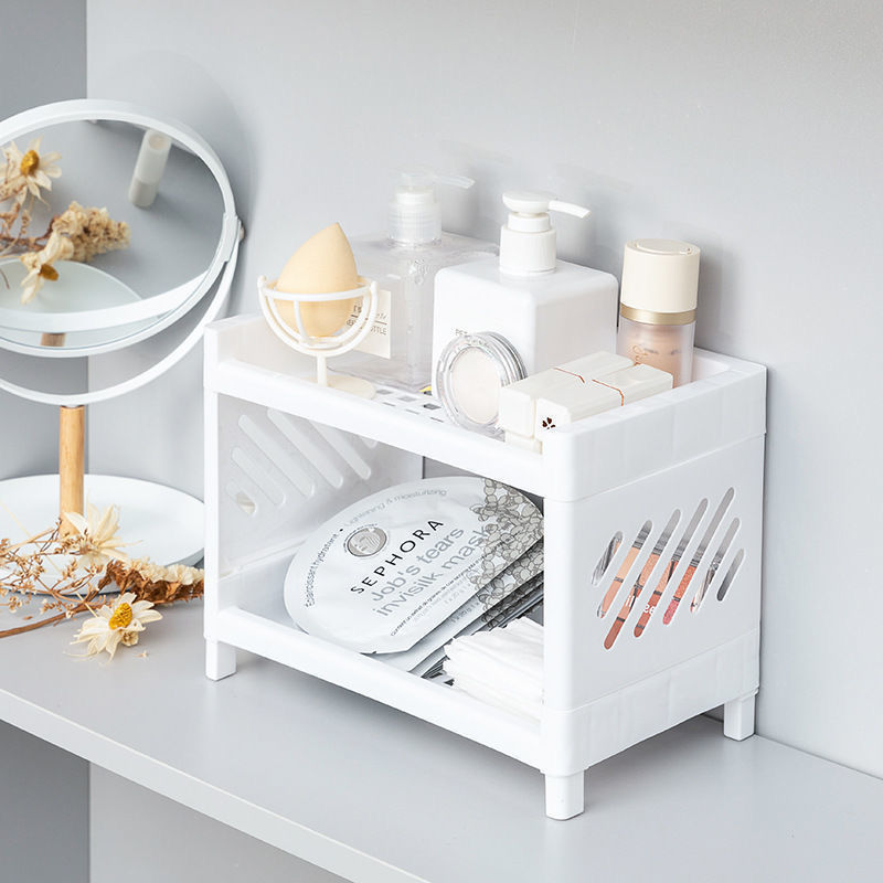 Desktop Storage Rack Multi-Lay - Home Office Freelancer ulasan dan harga
