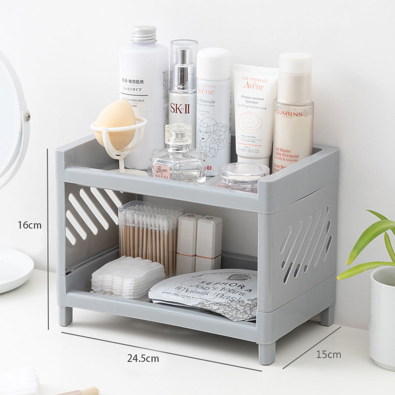 Desktop Storage Rack Multi-Lay - Home Office Freelancer ulasan dan harga