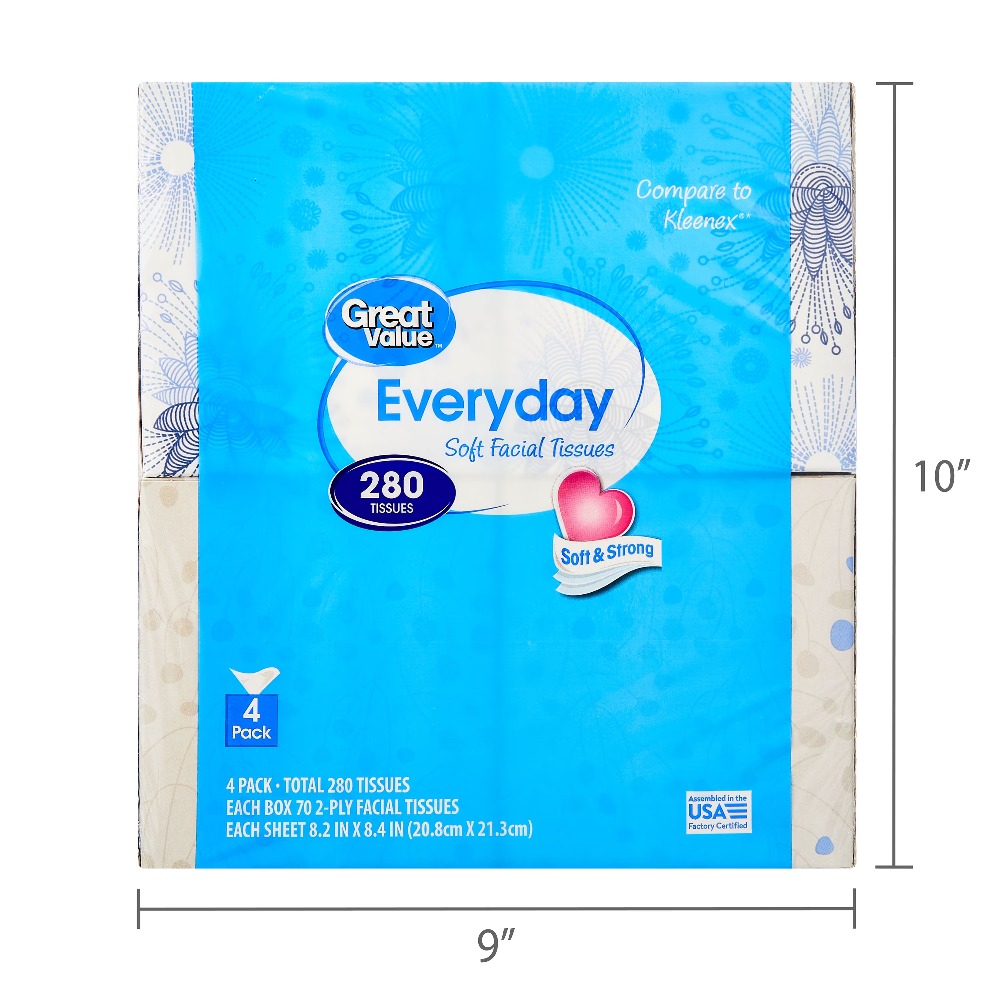 Soft Facial Tissues 2 Ply 4 Pa - Home Office Box ulasan dan harga