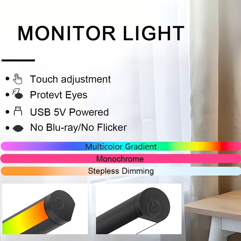 LED Computer Screen Hanging Li - Home Office Lamp ulasan dan harga