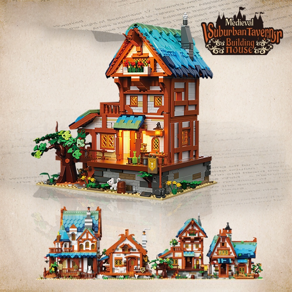Medieval Architecture Mini Blo - Home Office Pay ulasan dan harga
