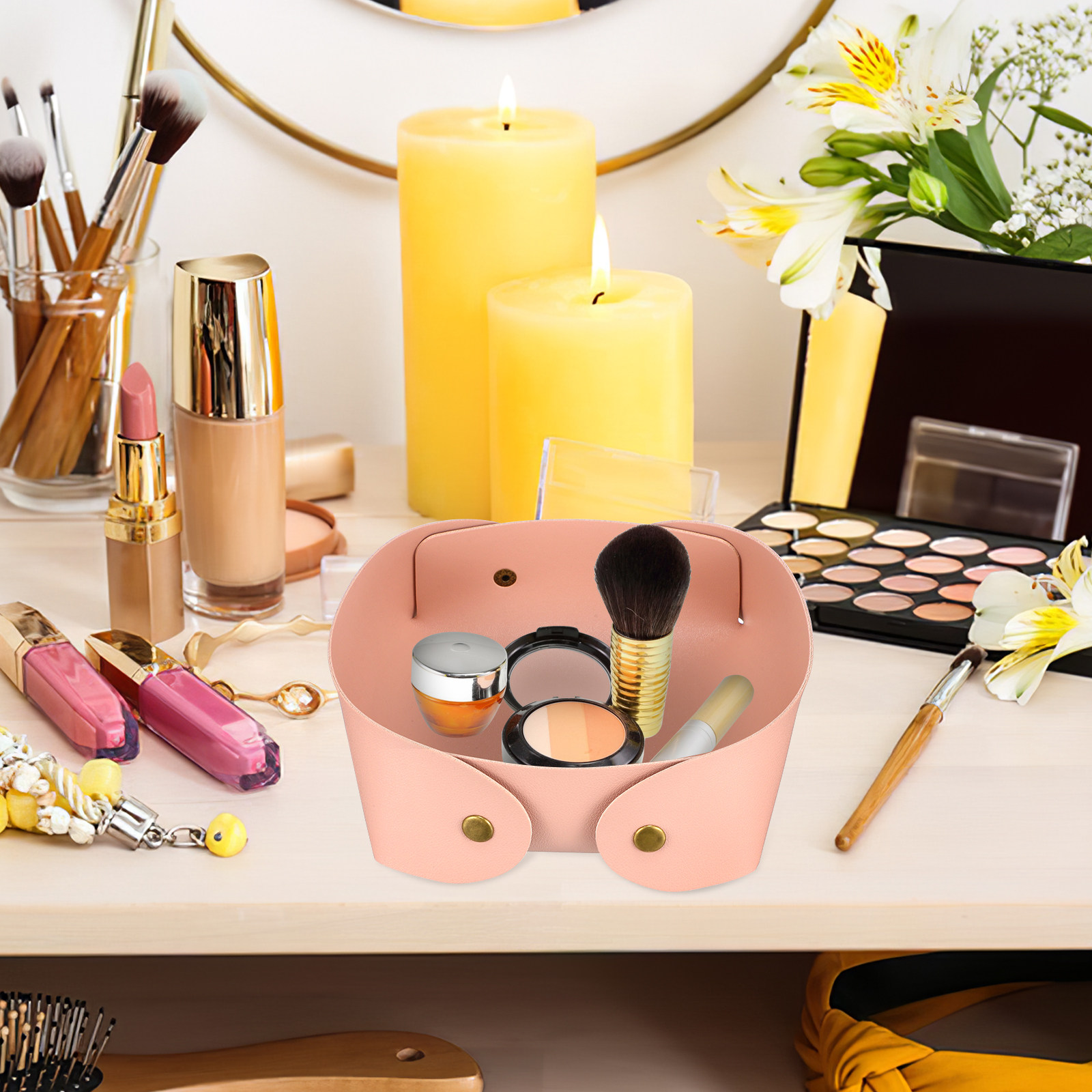 Foldable Storage Tray Premium  - Home Office Box ulasan dan harga